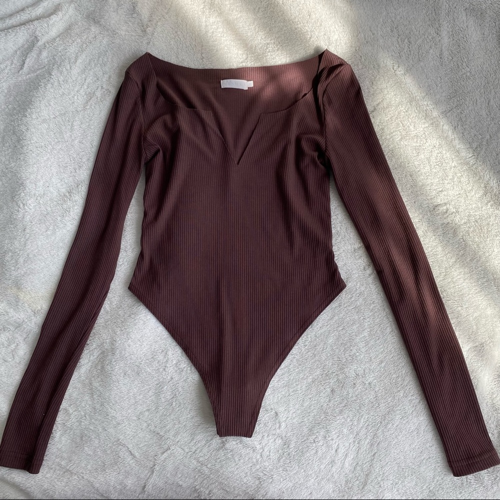 Meshki Malene V-Neck Bodysuit